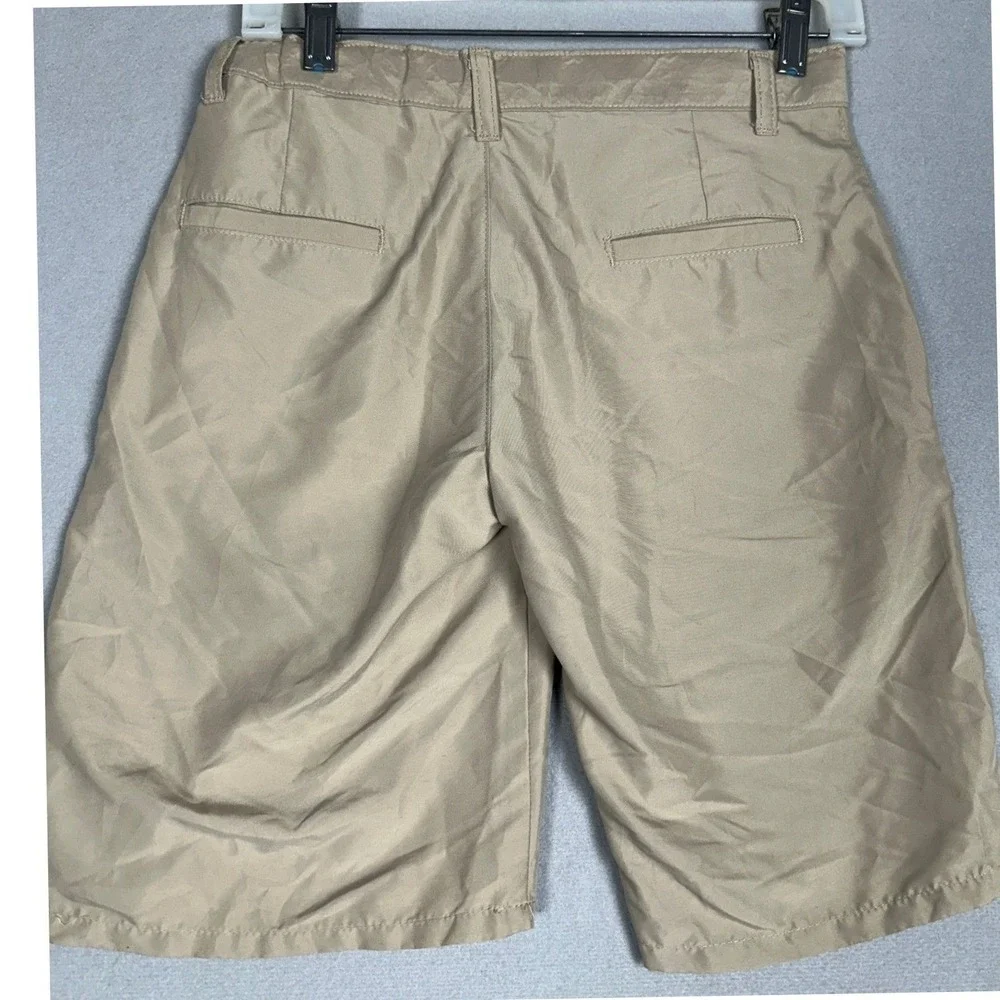 Chaps Shorts Boys 14 Tan Khaki Performance School Approved Uniform Casual Youth